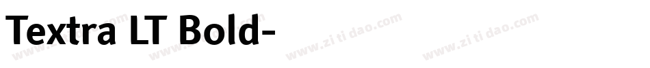 Textra LT Bold字体转换